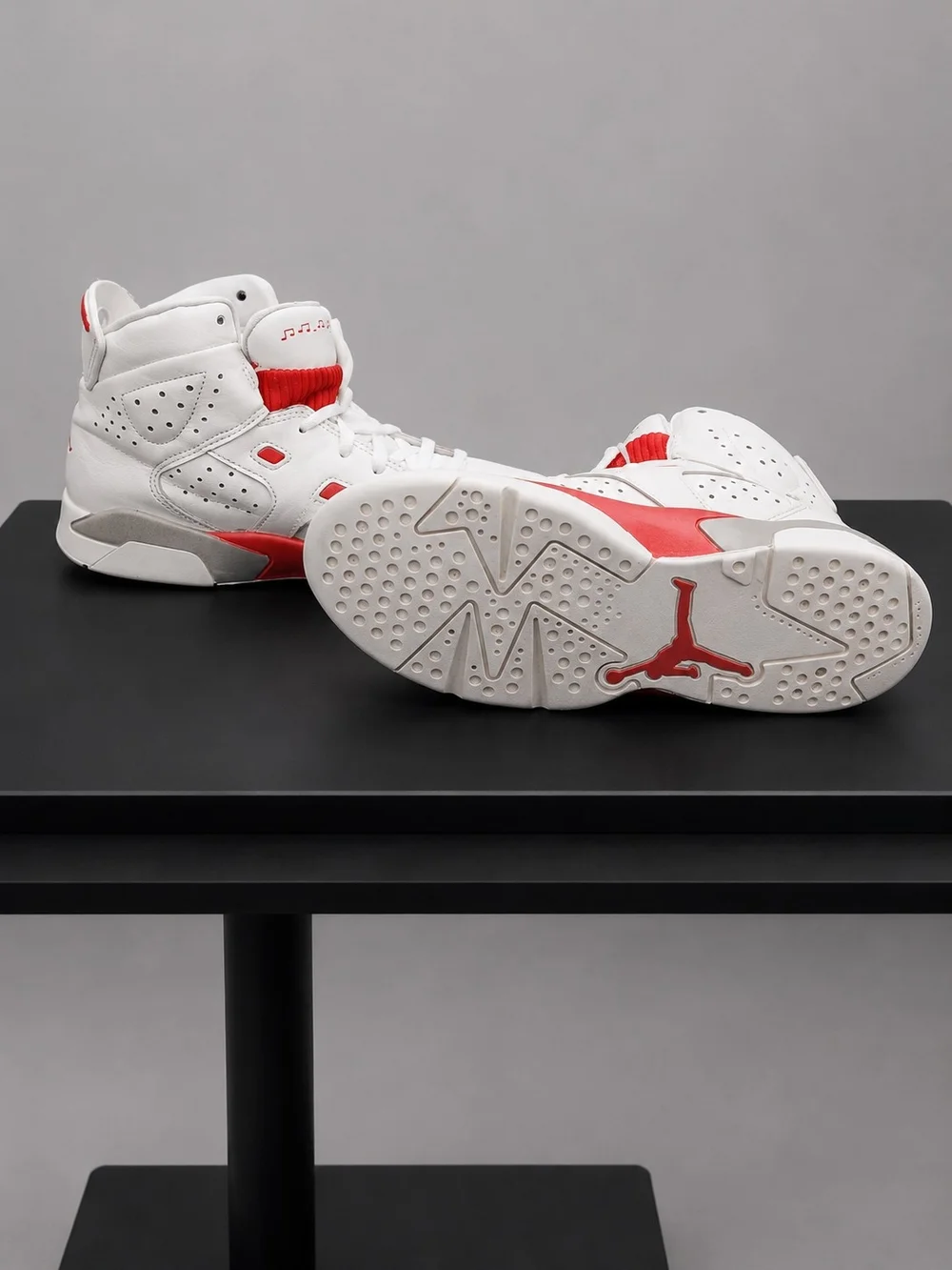 Jordan Kids Mid Top Sneakers White Red